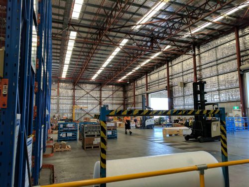 Electrical warehouse lighting Industrial Project