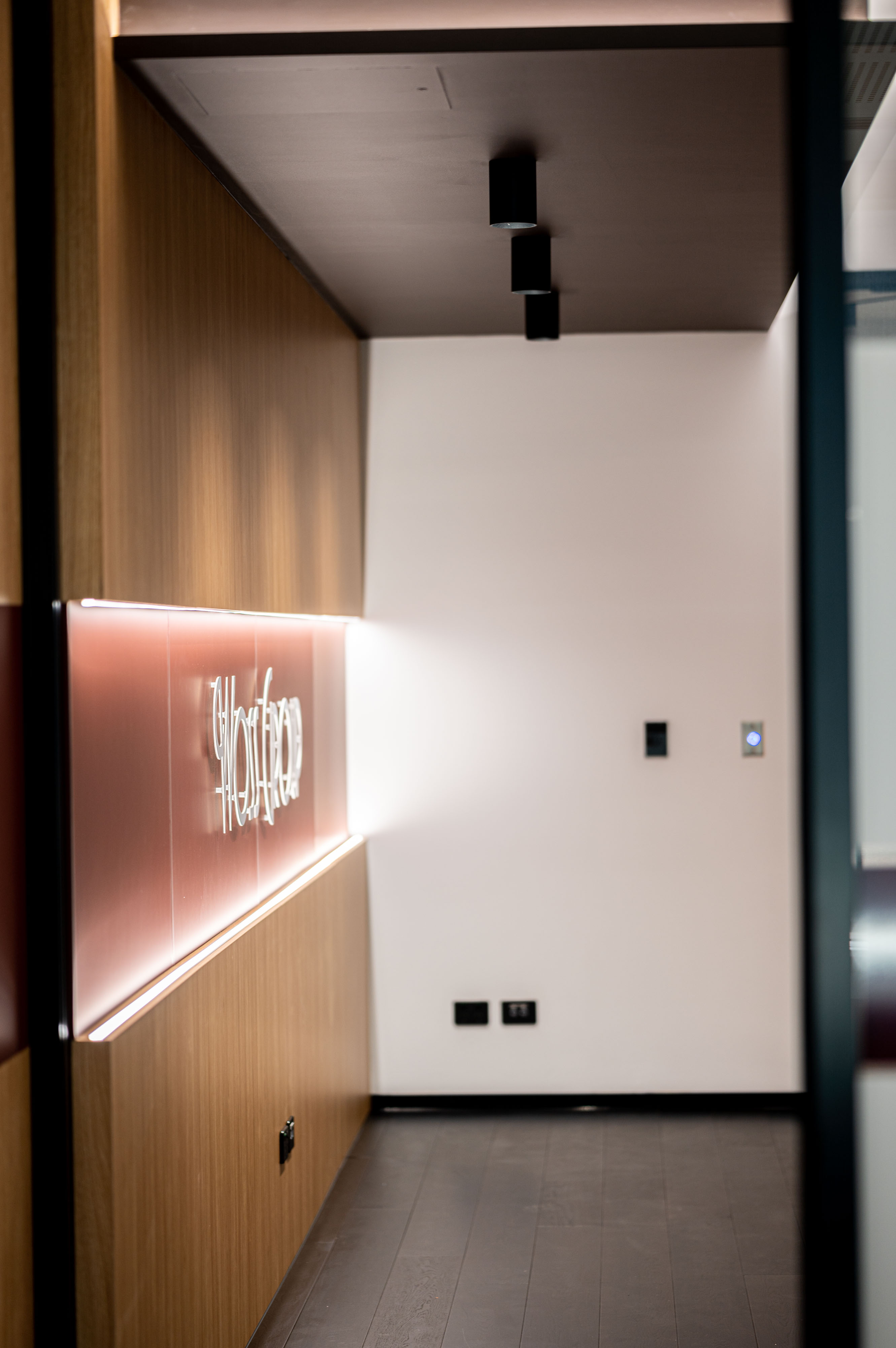 office signage lighting fit out